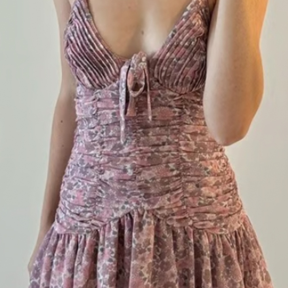 For love and lemons dress pink and purple small
